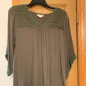 Olive green blouse